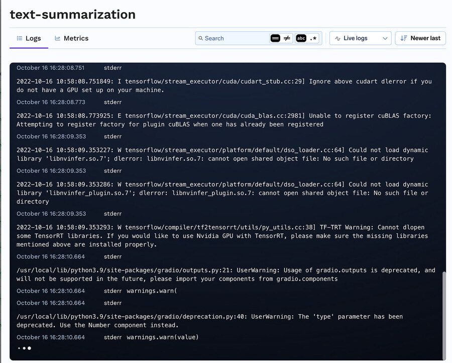 Application Logs