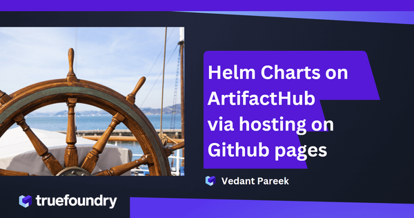 Helm Charts on ArtifactHub via hosting on Github pages