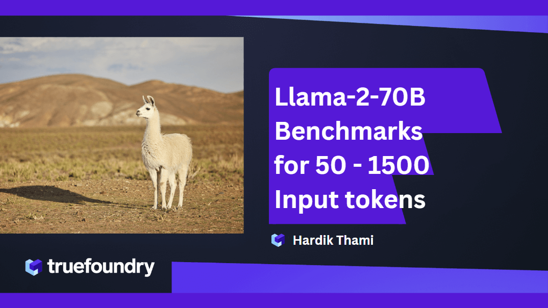 benchmark the performance of LLama2-70B